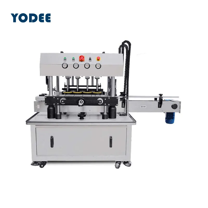 Fully Automatic Linear Type Plastic Bottle Screw Type Plastic Cap Capping Machine, Glass Jar Plastic Jar Capping Machine